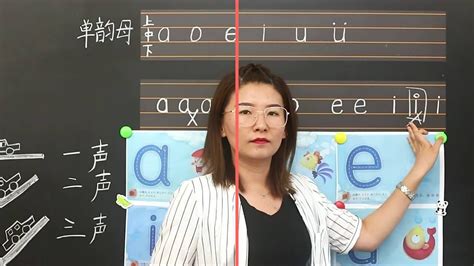 汉语拼音拼读与书写真人教学视频教程 二、6个单韵母aoeiuü