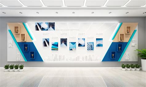企业文化墙|空间|室内设计|J自在 - 原创作品 - 站酷 (ZCOOL)