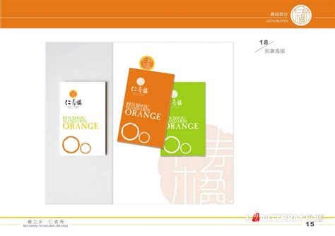 仁寿橘VI设计|橘子水果标志设计-LOGO设计-四川龙腾华夏营销有限公司