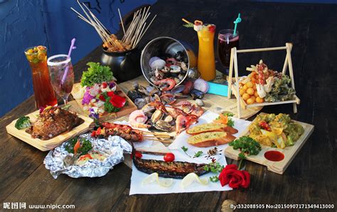 海鲜套餐,中国菜系,食品餐饮,摄影素材,汇图网www.huitu.com