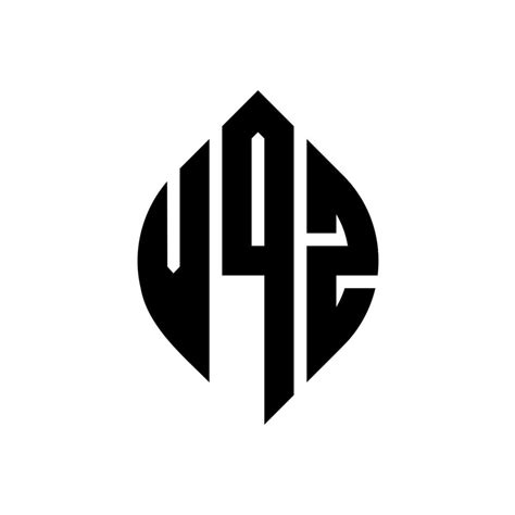 Diseño de logotipo de letra de círculo vqz con forma de círculo y ...