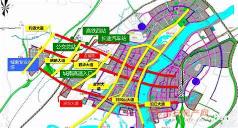 吉安高铁新区规划图,吉安2030规划图,吉安高铁新区(第19页)_大山谷图库