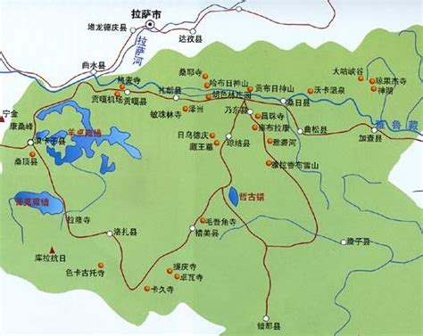 山南市地图图片