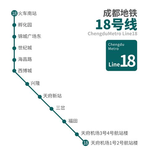 成都地铁路线图图片