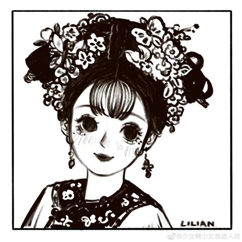 头像女生微信这个复古风