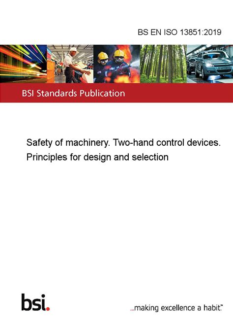 BS EN ISO 13851:2019 Safety of machinery. Two-hand control devices ...