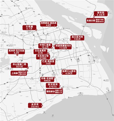 上海各区房价分布图17,上海房价分布图2017,2017上海市房价图_大山谷图库