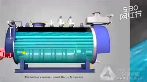 3D动画演示蒸汽锅炉的构造及工作原理