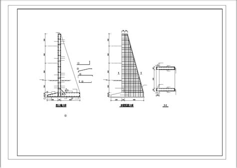 挡土墙大样设计cad图，含挡土墙设计说明_建筑节点详图__土木在线