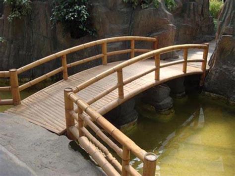 弧形竹桥 - 竹桥、木桥、竹筏 - 成都绿然竹艺装饰工程有限公司