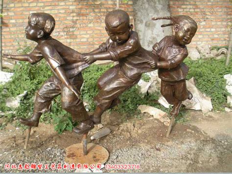 童趣雕塑，儿童玩耍雕塑小品-全球五金网