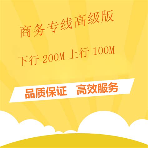 商务专线(高级版)9000元（下行200M上行100M） - 中国湖南长沙商务宽带在线办理