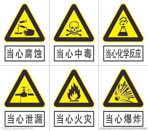 警示标志大全图片