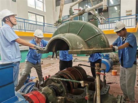 维修养护公司秋季机电设备检修任务顺利完成 陕西省交口抽渭灌溉中心