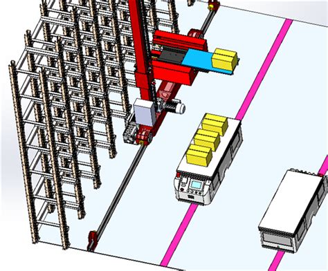 智能物流仓库3D模型下载_三维模型_SolidWorks模型 - 制造云 | 产品模型