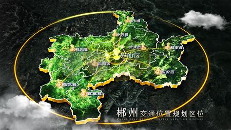 郴州市地图图片