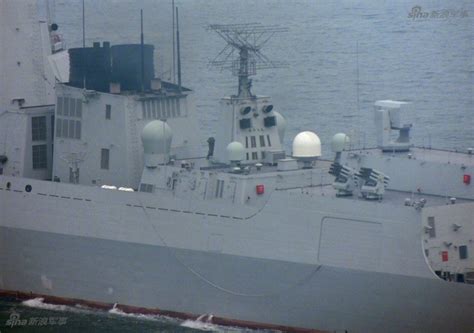 细品中国现役最强驱逐舰：052D长沙舰各处细节_新浪图片