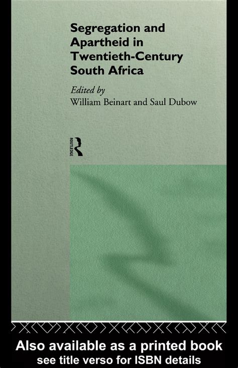 电子书-二十世纪南非的隔离政策和种族隔离制（重写历史）（英）_文库-报告厅