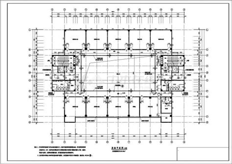 办公楼设计_岳阳市巴陵东路某市政单位8层办公楼全套平面设计CAD图纸_办公建筑_土木在线