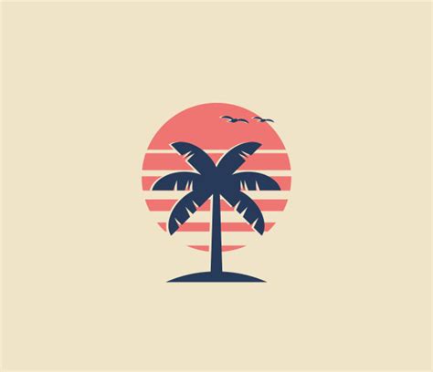 创意夏日海边度假岛屿形象通用LOGO设计矢量图片(图片ID:2337821)_-logo设计-标志图标-矢量素材_ 素材宝 scbao.com