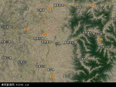 兴县地图 - 兴县卫星地图 - 兴县高清航拍地图