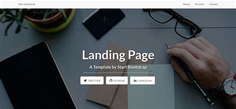 40 个免费 Bootstrap HTML5 网站模板 | 知更鸟