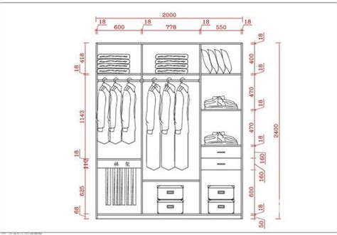 衣柜的尺寸 衣柜合理布局设计-全屋定制网