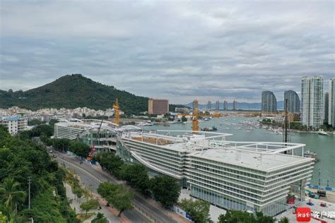 三亚国际游艇中心雏形初现 正加快项目收尾工程建设-三亚新闻网-南海网