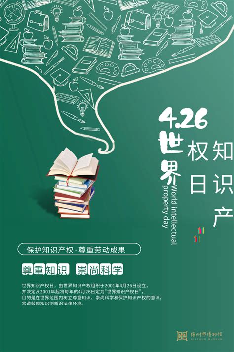 今天：4·26世界知识产权日 - 滨州市博物馆