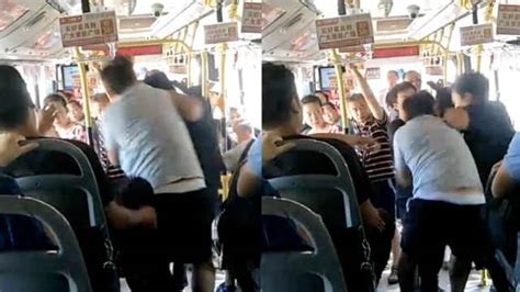公交上乘客起争执，他劝阻反遭追打_一手Video-梨视频官网-Pear Video
