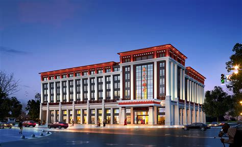 西藏拉萨超五星级酒店（公共建筑） - 公共建筑设计 - 四川国鼎建筑设计有限公司