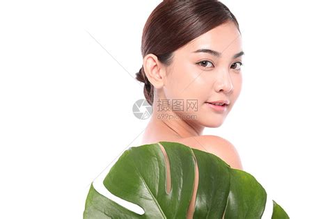 绿色美容店感女人的美丽自然高清图片下载-正版图片502297797-摄图网