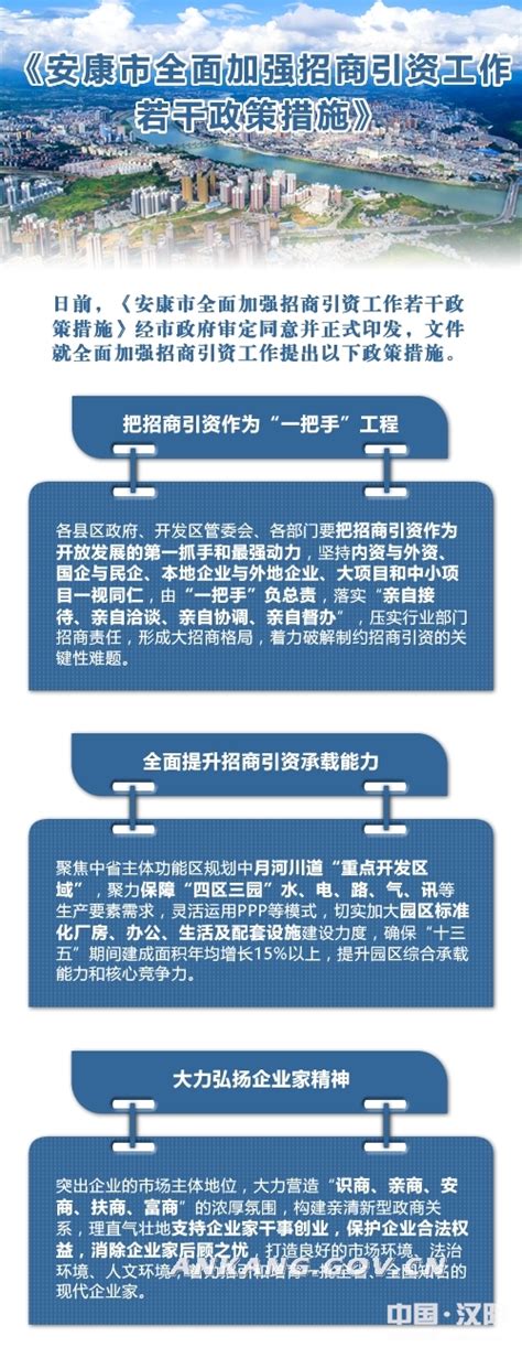 【图解】《安康市全面加强招商引资工作若干政策措施》-汉阴县人民政府