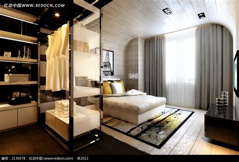 现代卧室衣帽间—商业|空间|室内设计|YH南 - 原创作品 - 站酷 (ZCOOL)