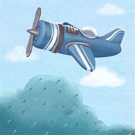 飞机|插画|创作习作|CACTIQIAN - 原创作品 - 站酷 (ZCOOL)