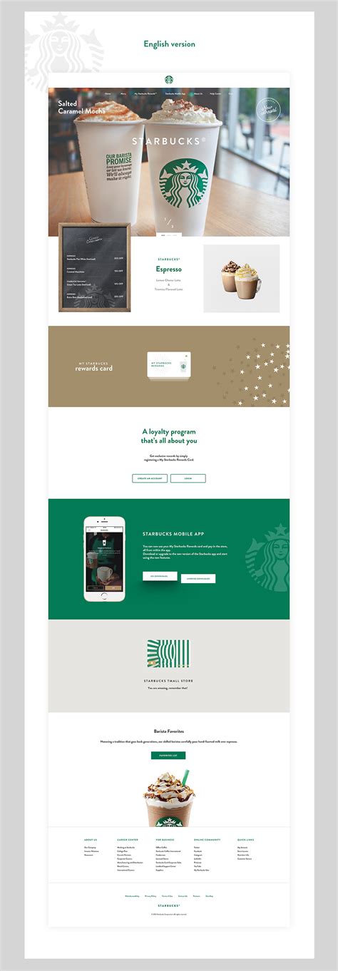 Starbucks some redesign|网页|企业官网|梁定然_葛格 - 原创作品 - 站酷 ...