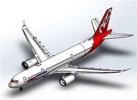 空客A3303D模型下载_三维模型_SolidWorks模型 - 制造云 | 产品模型