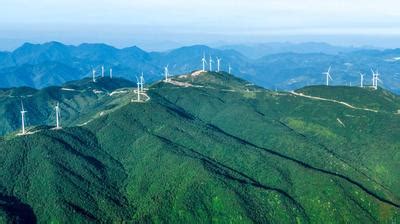 浙江磐安：高山风力发电 助力乡村绿色发展-人民图片网