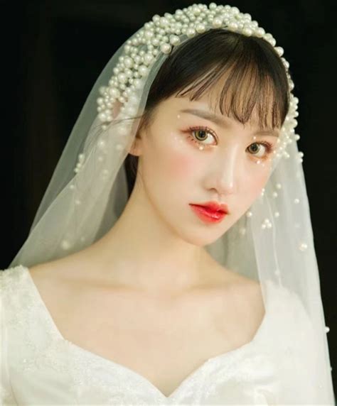 非主流发型新娘头像