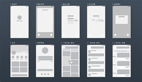 40个杰出的UI原型框架草图设计 | 应酷爱网页设计