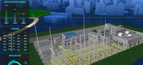 永川高新区配电网络3D可视化-电力电网-重庆木棉树软件开发有限公司