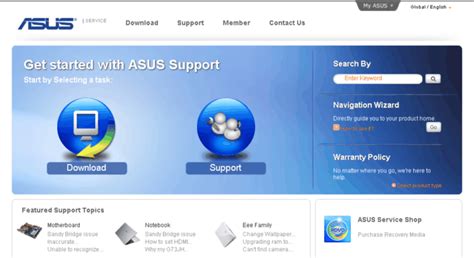 ASUS Service Center | การสนับสนุนอย่างเป็นทางการ | ASUS ประเทศไทย