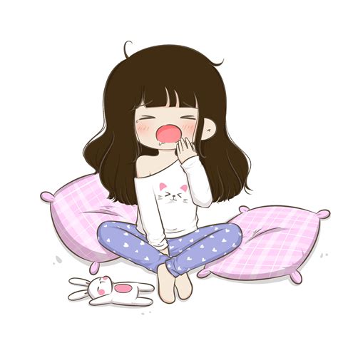 没睡醒可爱图片