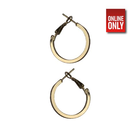 GOLD ROUND EXTRA SMALL SIMPLE EARRING | 422326-7 - HSDS Online