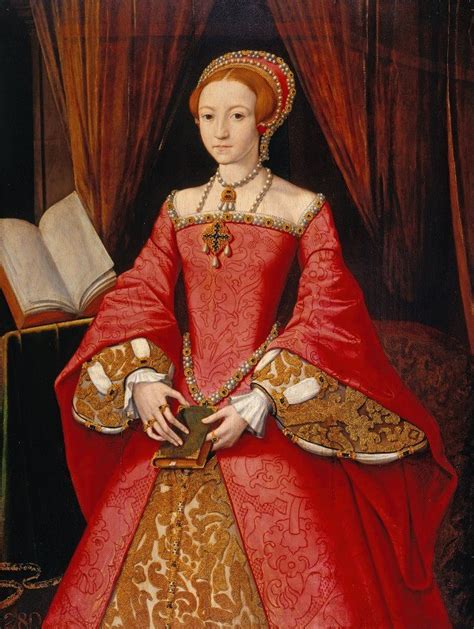 《伊丽莎白一世当公主》（1533-1603）高清油画大图下载-William-Scrots代表作-伊丽莎白、文艺复兴、英国类别绘画-中艺名画下载