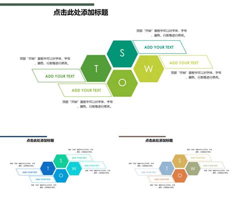 SWOT分析图-PPT模板课件 - 360文库