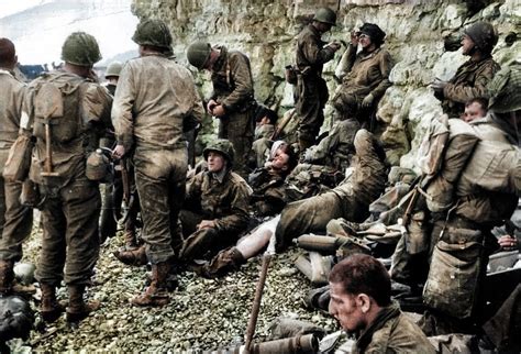 二战老照片再上色纪念诺曼底登陆75周年