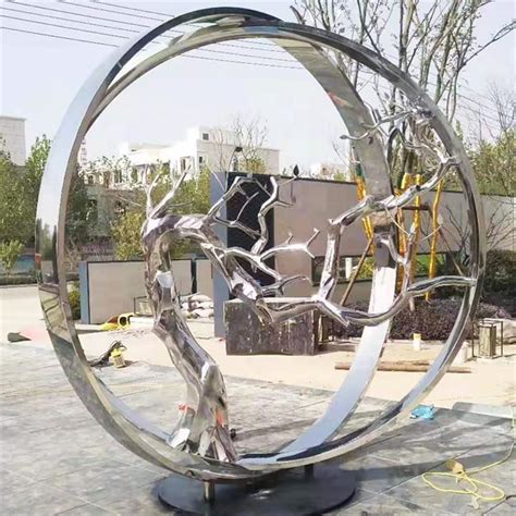 不锈钢雕塑-曲阳县艺谷园林雕塑公司