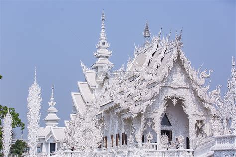 泰国清莱附近的白庙watRongKhun高清图片下载-正版图片306989906-摄图网