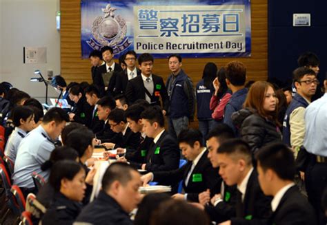 香港警队举行“警察招募日”，逾2000人申请_港台来信_澎湃新闻-The Paper